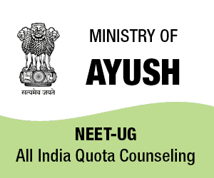 AYUSH Courses under All India QuotaCounseling NEET UG